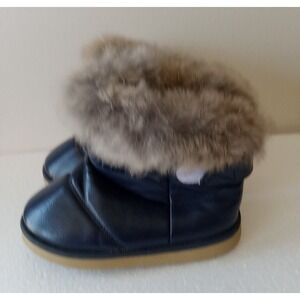 Kids Warm Comfy Girls Toddler Faux Fur Snow Boots Winter Boots size 29 US 11.5
